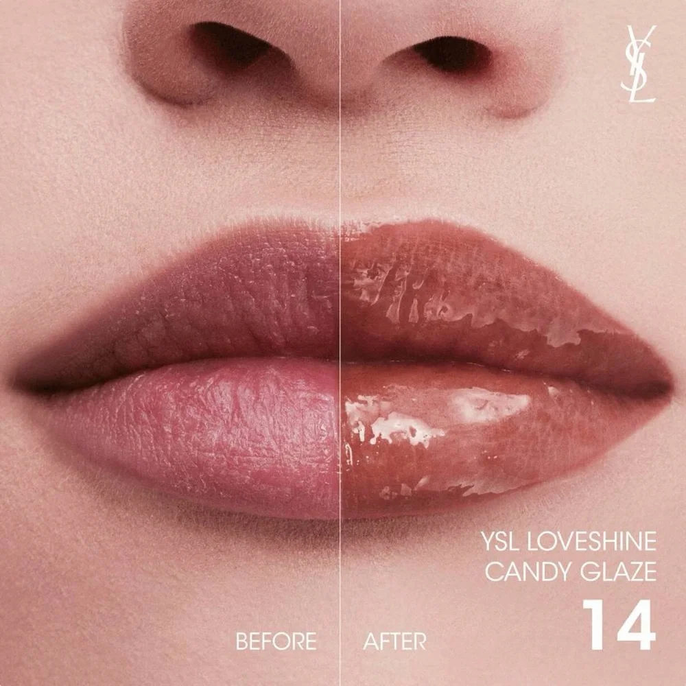 Yves Saint Laurent Candy Glaze Lip Gloss Stick in 14 Scenic Brown
